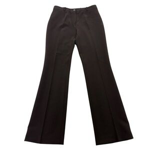 Celine Stretch Wool Pants 42 Brown